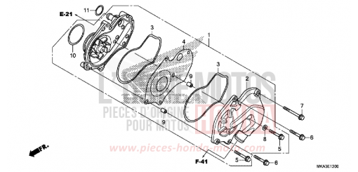 POMPE A EAU NC750XDG de 2016